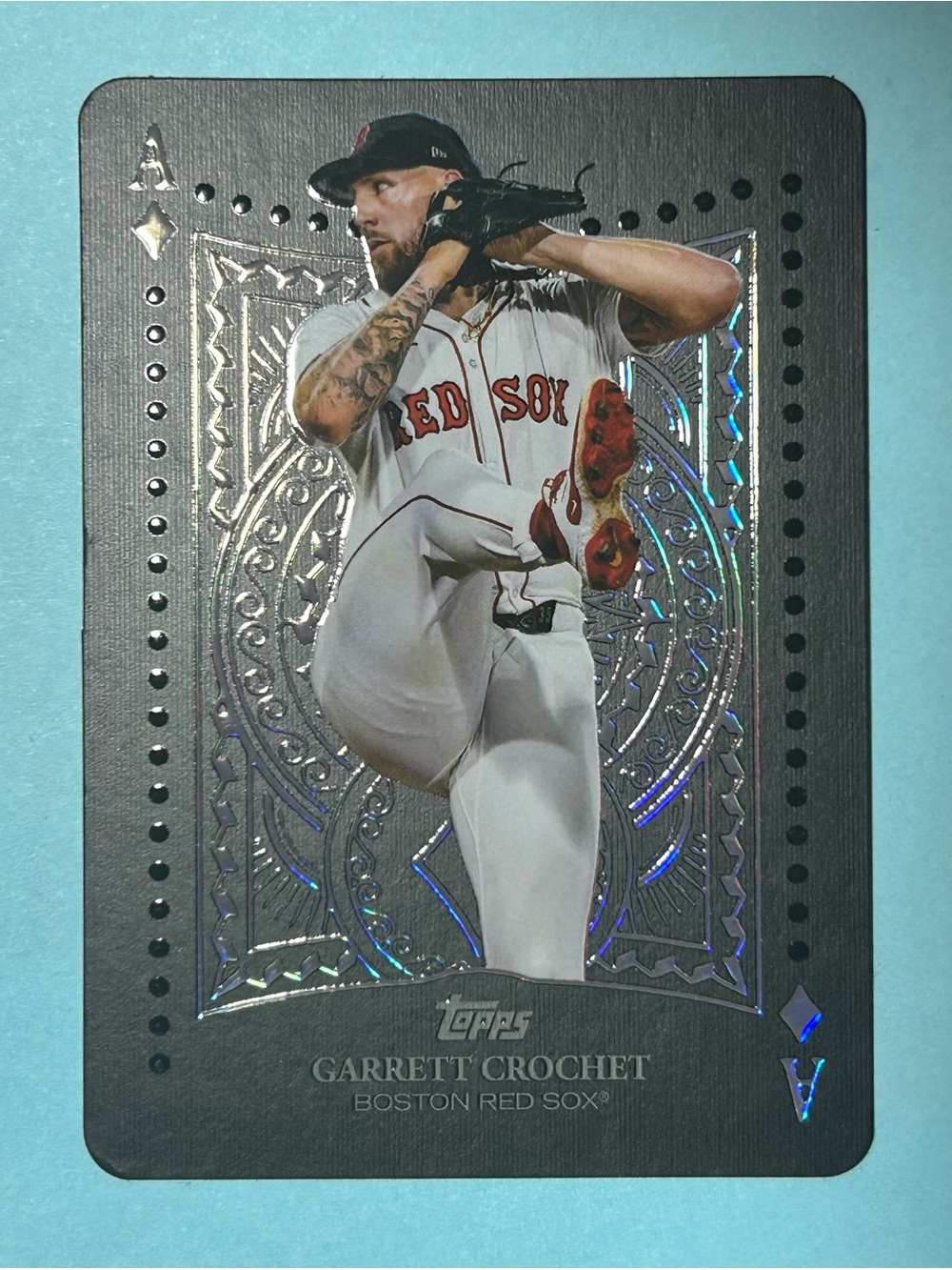 Garrett Crochet,  Boston Red Sox 2026 Ser 2,All Aces SSP Case Hit Card #AA-17 - Picture 4 of 4